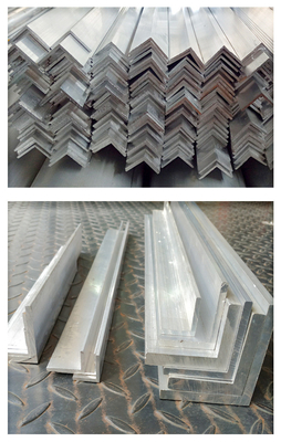 Aluminium Angle Section Profiles for Fixing Brackets Grade 6000 Series Length 5.8-6.0M