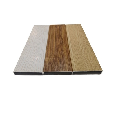 Customized Color Aluminium Wooden Grain Profile for Decorative Exterior Wall or Fence