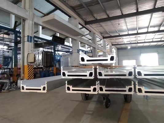 0.8mm-2.0mm Thickness Aluminum Extrusion for Doors and Frame System Meet GB Standard
