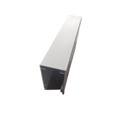 Silver Anodized Aluminum Profile Bathroom Door Length 5.8-6.0M Suitable for Apartment