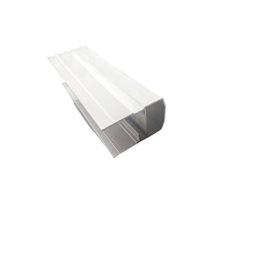 Silver Anodized Aluminum Profile Bathroom Door Length 5.8-6.0M Suitable for Apartment