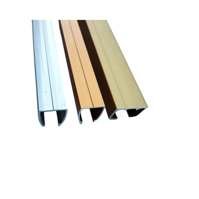 Customized Aluminum Handles for Wardrobe and Cabinet Doors ISO9001-2008 Certified