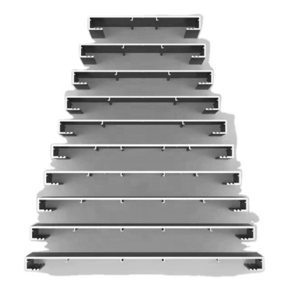 Aluminum Extrusion With Door Frame and GB5237-2008 Standard for Precision Cutting CNC