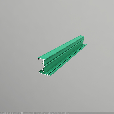 GB5237-2008 Standard Silver Anodized Aluminum Profile for Apartment Construction