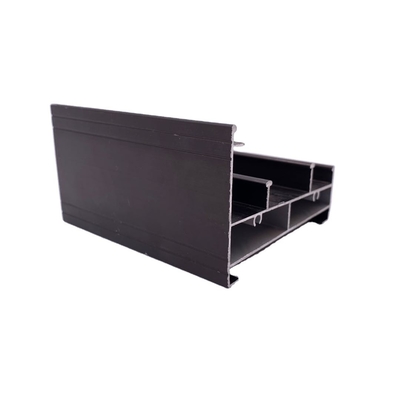 Custom Length Brush Gold Silver Aluminum Profiles For Sliding Door System T3-T8 Temper