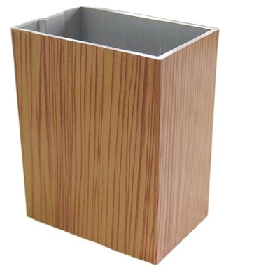 Square Anodized Black Champagne Aluminum Profile for Sliding Window Door Customized Color