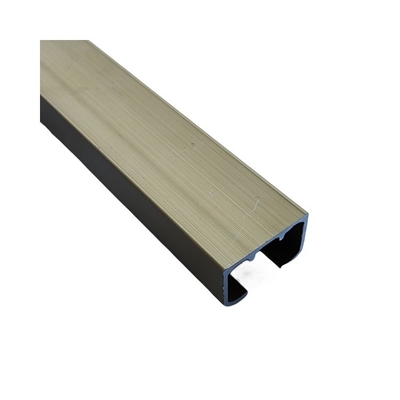 Farmhouse Style U Channel Frameless Glass Balustrade Handrails for Balcony Stair Railing