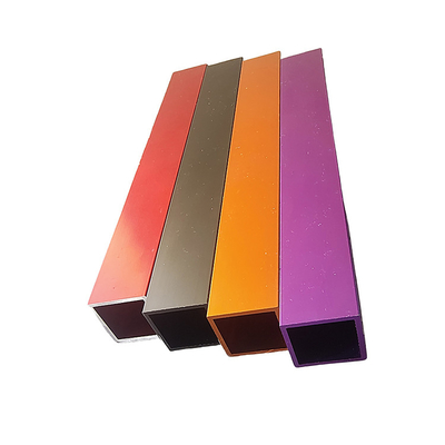 Aluminium Extrusion Profile With Colorful Anodize Surface For Decorative Line Dorado