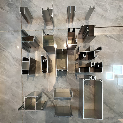 Anodized Aluminum Extrusion Profiles for Windows and Doors Decorations Length 0.5-6.0M