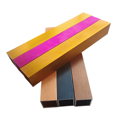 Aluminium Colorful Anodized Tube Profile for Decoration Deep Process Precision Cutting
