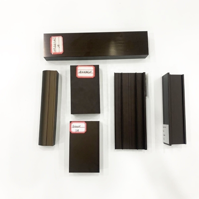 Anhui Shengxin Custom Anodized Bronze Powder Coating Black Aluminum Door Window Profile