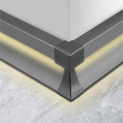 6000 Series Aluminium Led Skirting Board With ISO9001 Certificate For Customized Needs