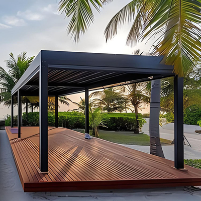 Anhui Shengxin Pergola Louvered Aluminum Profiles for Customized Outdoor Courtyard Garden