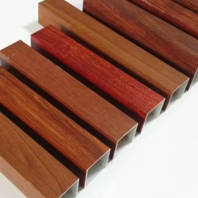 Customized Extrusion Wooden Grain Aluminum Sliding Windows and Doors Profiles for Cutting