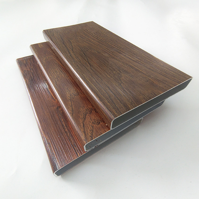 Customized Extrusion Wooden Grain Aluminum Sliding Windows and Doors Profiles for Cutting