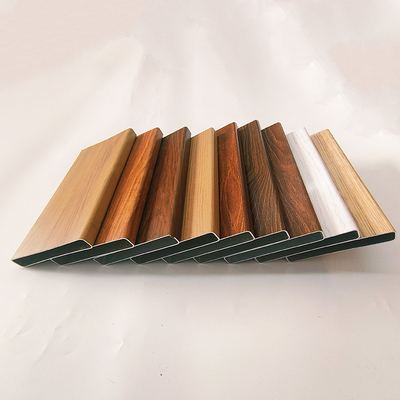 Customized Extrusion Wooden Grain Aluminum Sliding Windows and Doors Profiles for Cutting