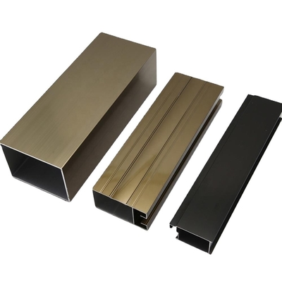 Anodizing Extrusion Aluminium Sliding Windows and Doors Profiles for Customized Colors