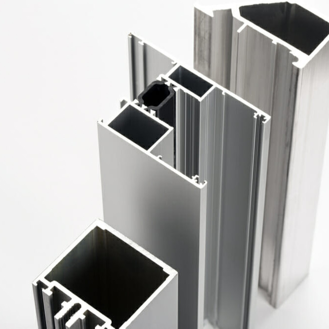 6082 T4 OEM Aluminum Extrusions Profiles Aluminium Profile For Kitchen Slide Door Handle For 18mm MDF