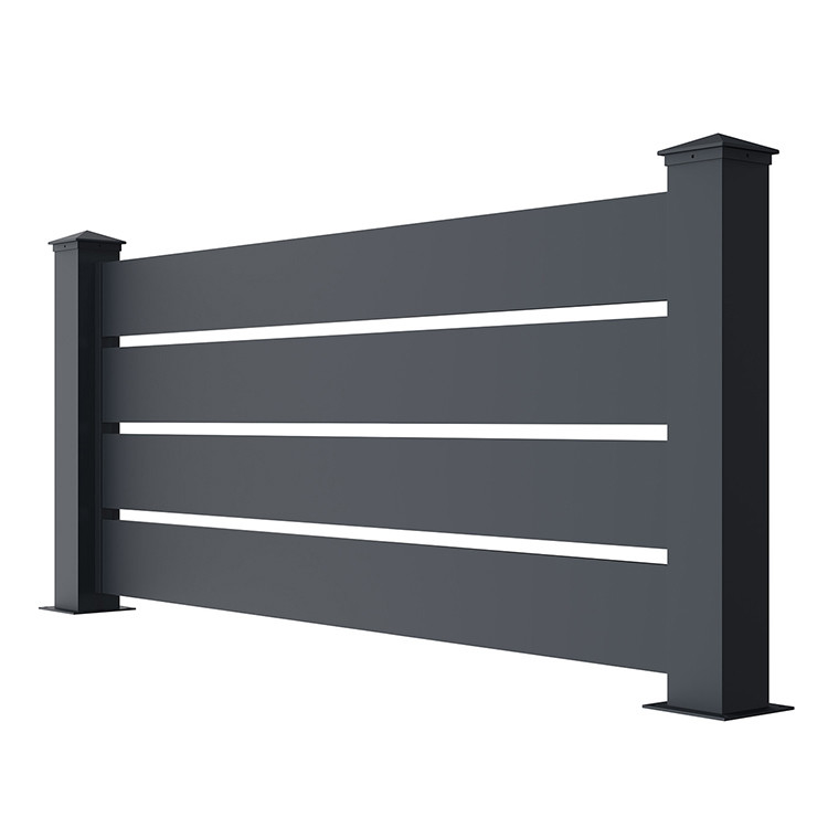 6063 T5 Grade 6063 Customized Powder Coating Aluminium Tube Profiles for Picket Fencing