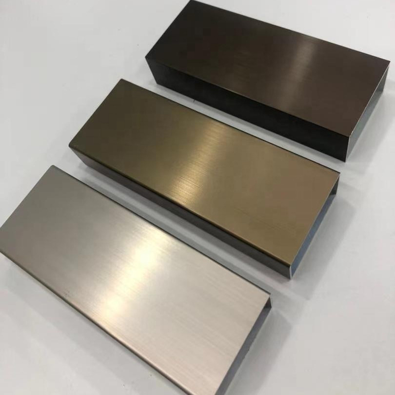 6063 Aluminum Alloy Bronze Door and Window Profile for Customer Requirements 1003 1004