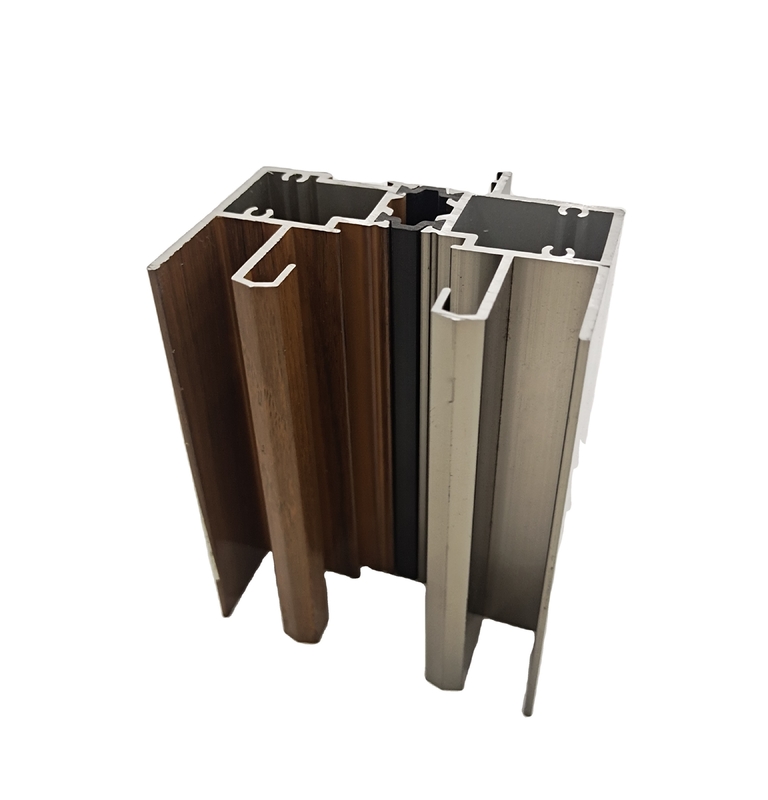 Customized 6063 Aluminum Window Profiles for Thermal Break Bridge Door and Window System