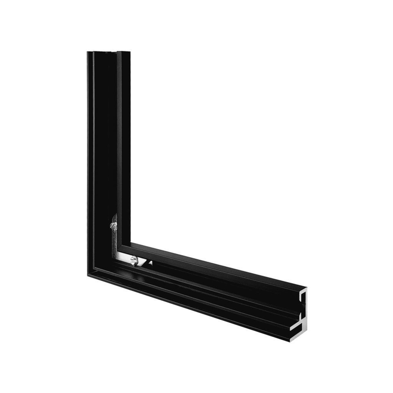 Silver Floor-Standing Poster Display Frame Snap Edge Aluminum Profiles Frames for Shop