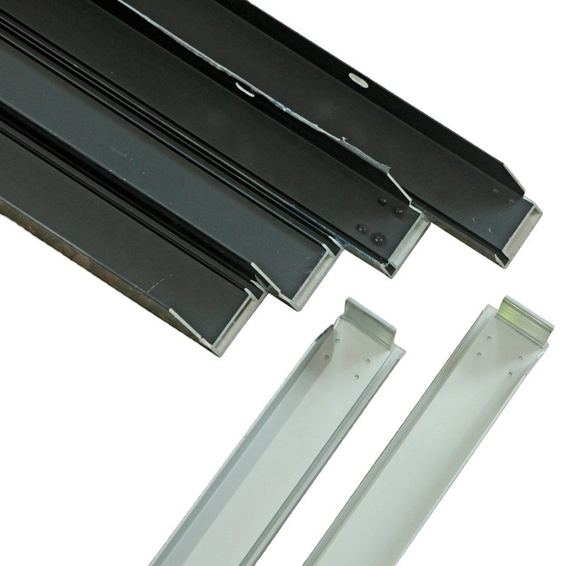 300W Solar Panel Decorations Grade 6000 Series Black Aluminum Solar Frame by Shengxin