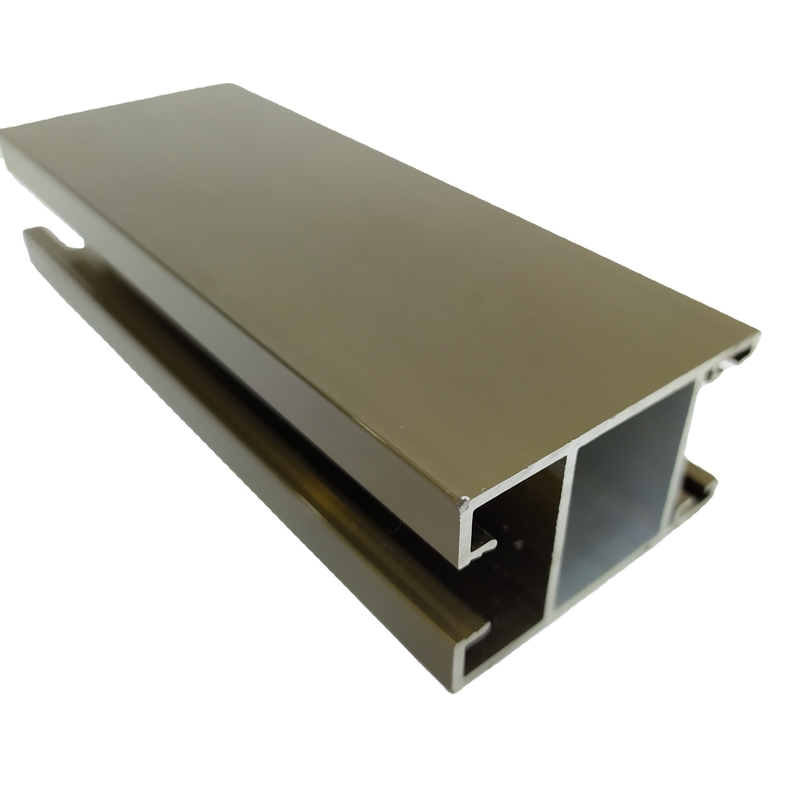 T3-T8 Temper Aluminium Extrusion Profiles for Window and Door Frames in Square Shape
