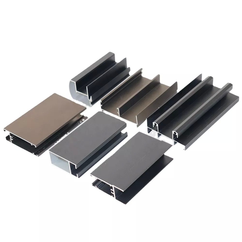 Sliding Wardrobe Aluminium Profile Grade 6000 Series OEM ODM Decoration Extrusion Frame