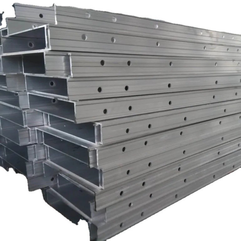 PVC Main Material 6000 Series T5 T6 Extrusion Aluminium Profiles for Construction Formwork System