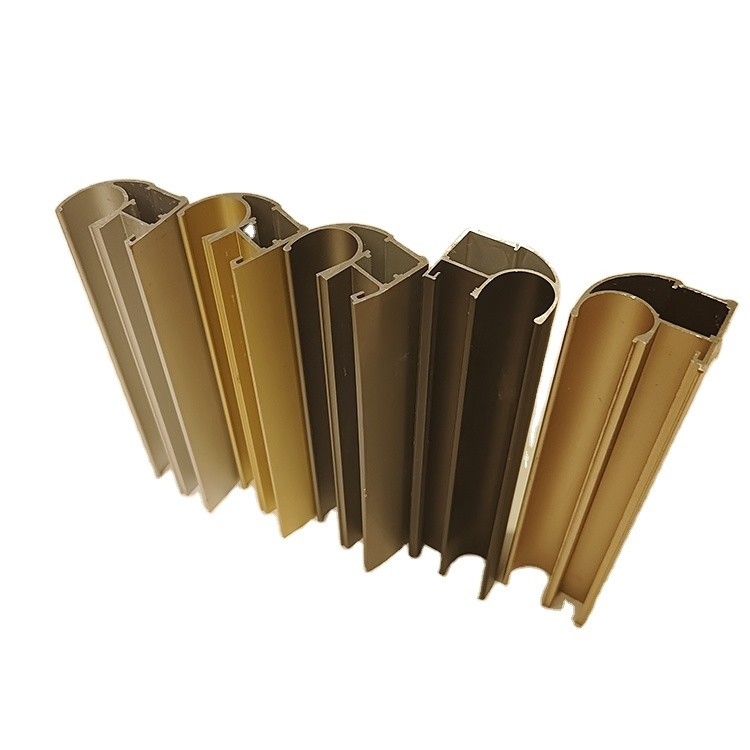High Tolerance Customized T5 T6 6063 Aluminum Profile for Wardrobe in Various Colors