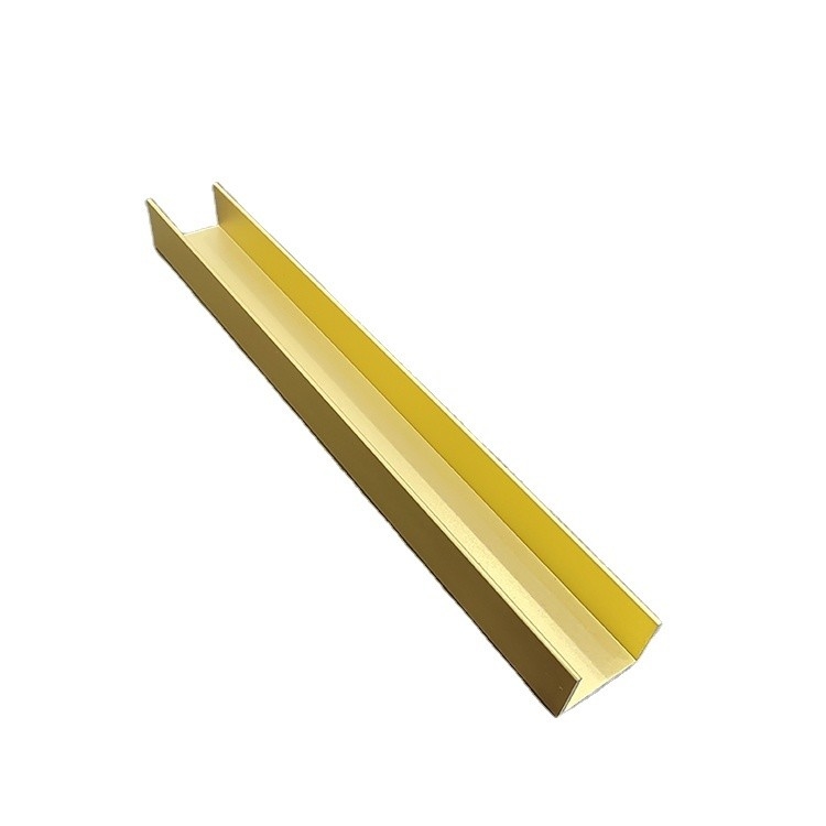 Customized Silver Decoration Trim Slot Aluminum Channel with Welding Processing Service