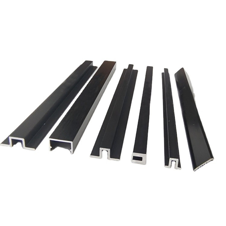 6063 T5 Customized Colors T Shape Aluminium Trim Profiles for Wall and Porcelain