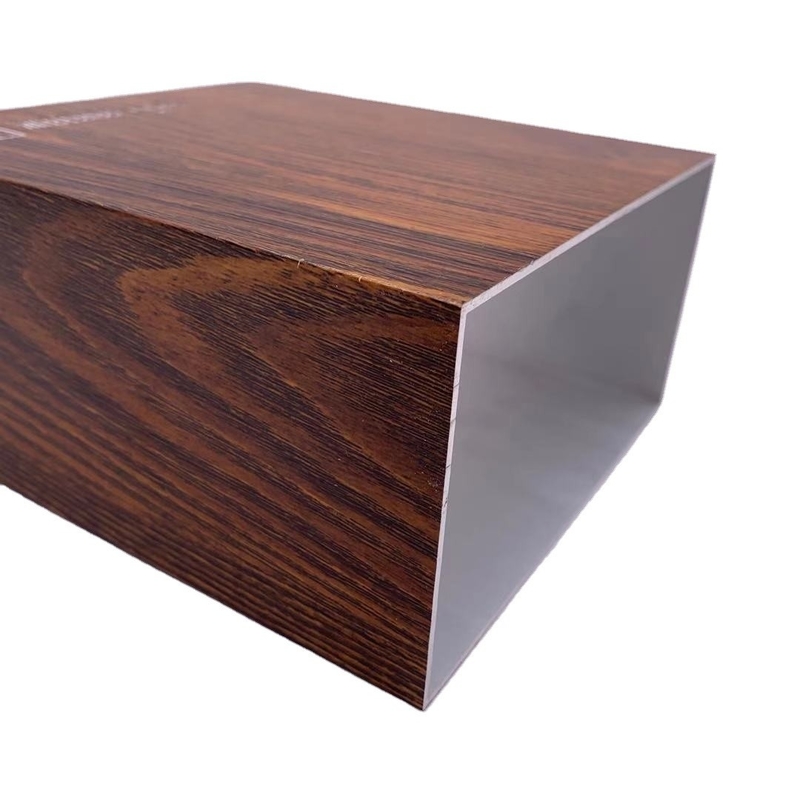 Aluminium Extrusion Profiles for Curtainwalls Wood Grain/Facade/Shopfront/Mill Finish