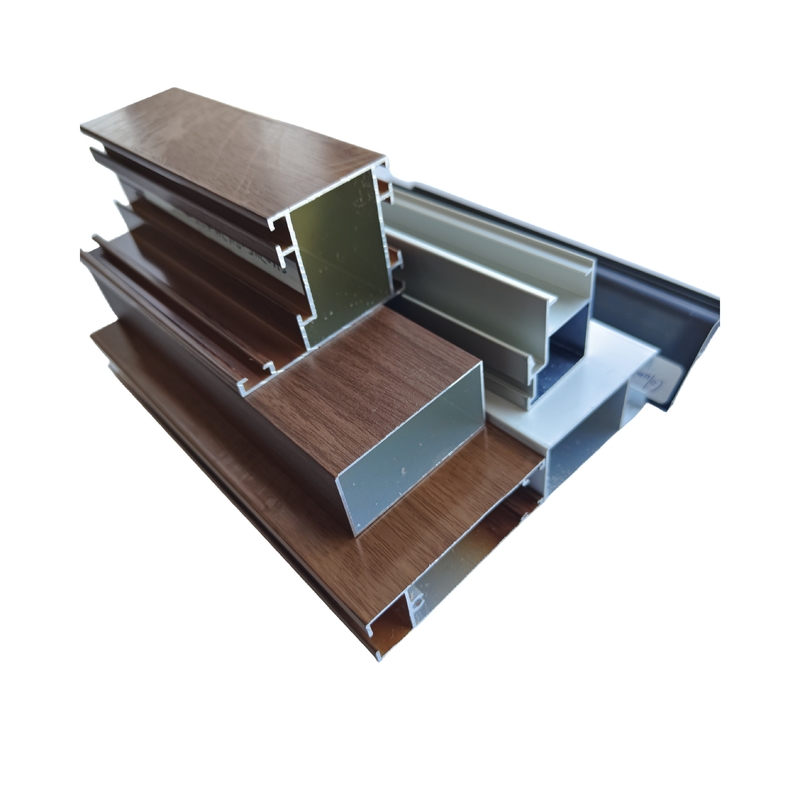 6063-T5 Aluminum Frame 's Best Grade 6000 Series Anodizing Silver Profiles for Windows