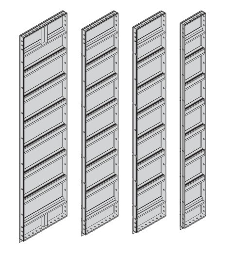 SHENGXIN 6063-T5 Aluminum Frame Aluminium Slab Formwork for Courtyard Concrete Mould