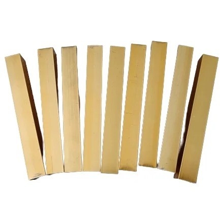 Customized Colors Golden Aluminium Profile for Decoration in 6063-T5 Aluminum Frame
