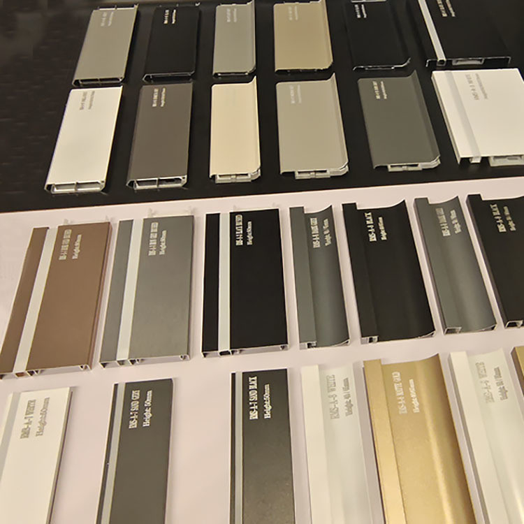 Anhui Shengxin 6063 Skirting Aluminum Profile Extrusion Edge Strip Profile Corner Lines