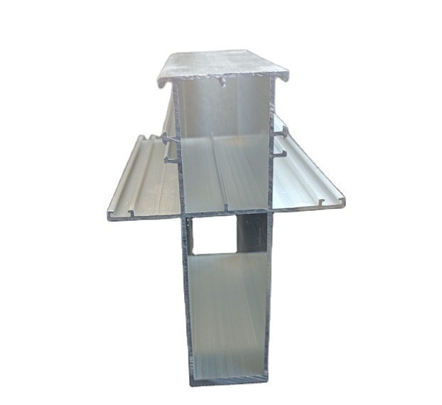 6063 Grade Grey Powder Coating Aluminium Profiles for Madagascar Windows and Doors