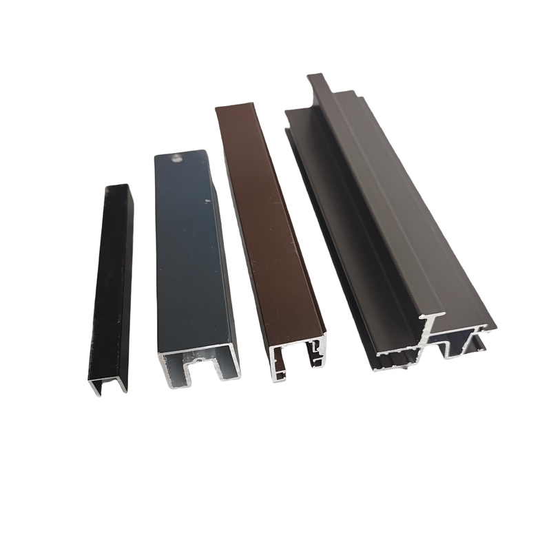 Customized Color Powder Coating Door Window Aluminium Profiles for Custom Extrusions