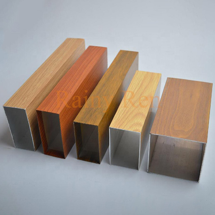 Custom Size Anhui Shengxin Aluminum Square Rectangle Profile with Various Surface Colors