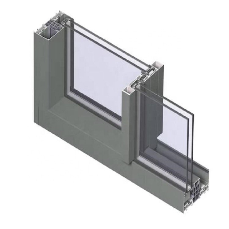 Anodizing Extrusion Aluminium Sliding Windows and Doors Profiles for Customized Colors